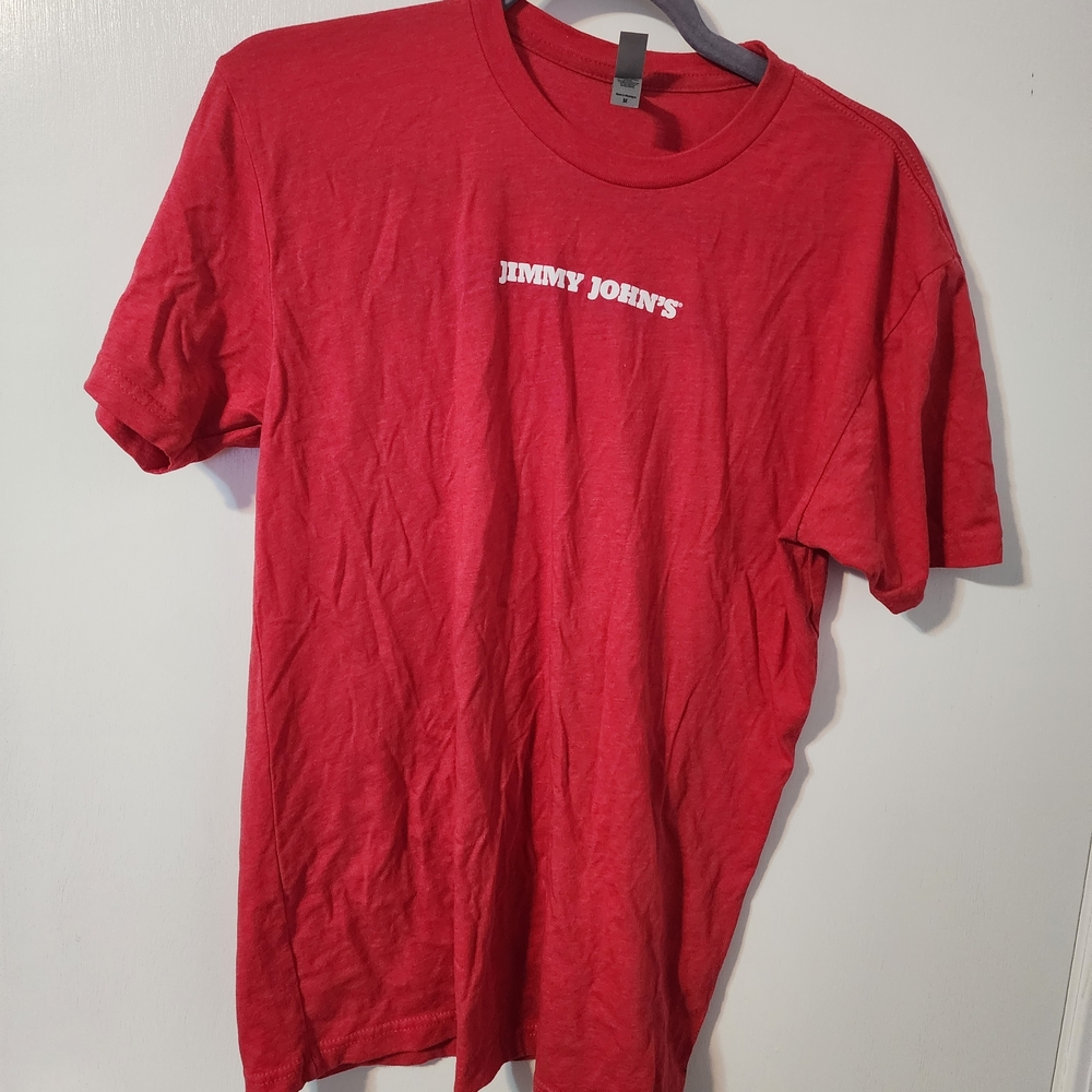 Next Level Apparel Jimmy Johns Red Graphic Tee